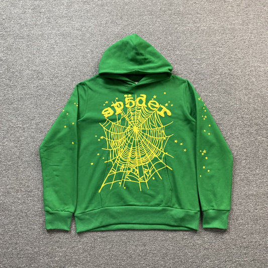 sp5der-star-og-web-v2-hoodie-slime-green-Drip Store Argentina
