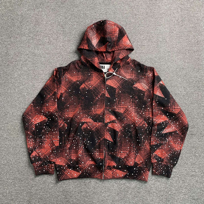 Campera Sp5Der Star Plaid Roja