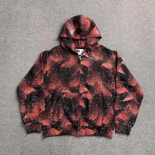 Campera Sp5Der Star Plaid Roja