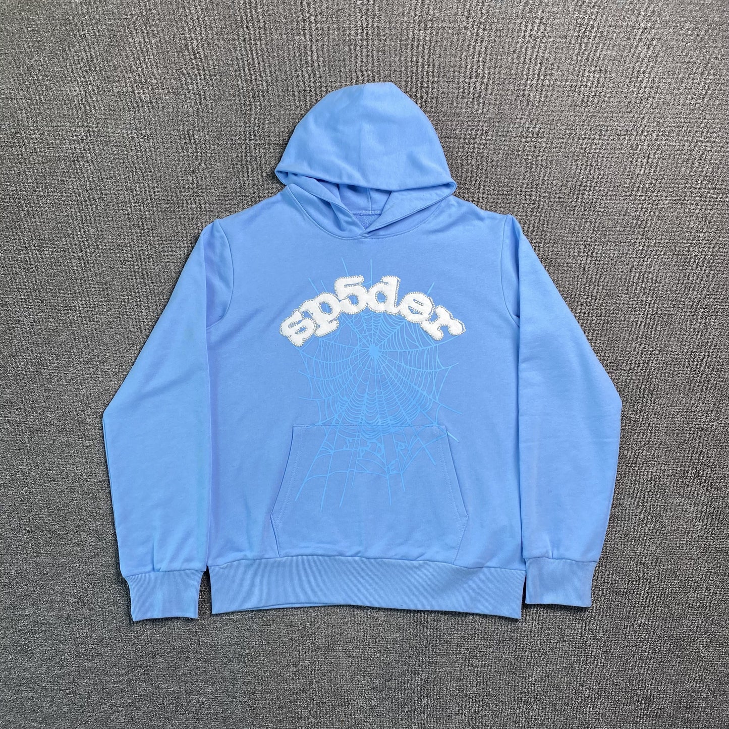 sp5der-web-hoodie-sky-blue-Drip Store Argentina