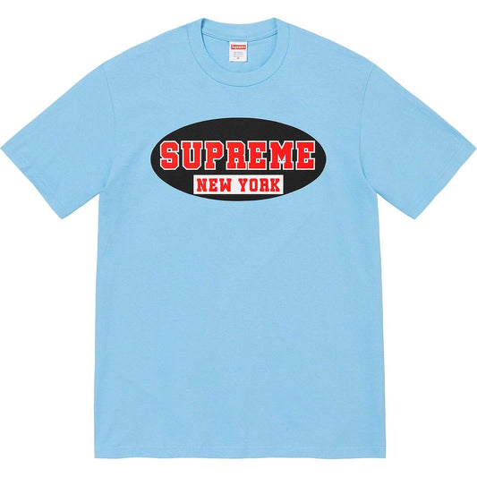 SUPREME NEW YORK TEE BRIGHT BLUE