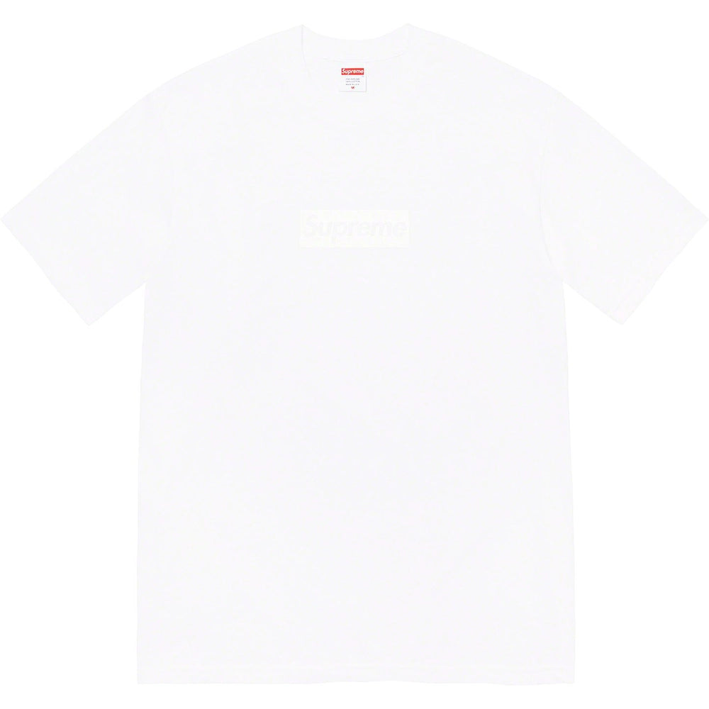 SUPREME TONAL BOX LOGO TEE WHITE