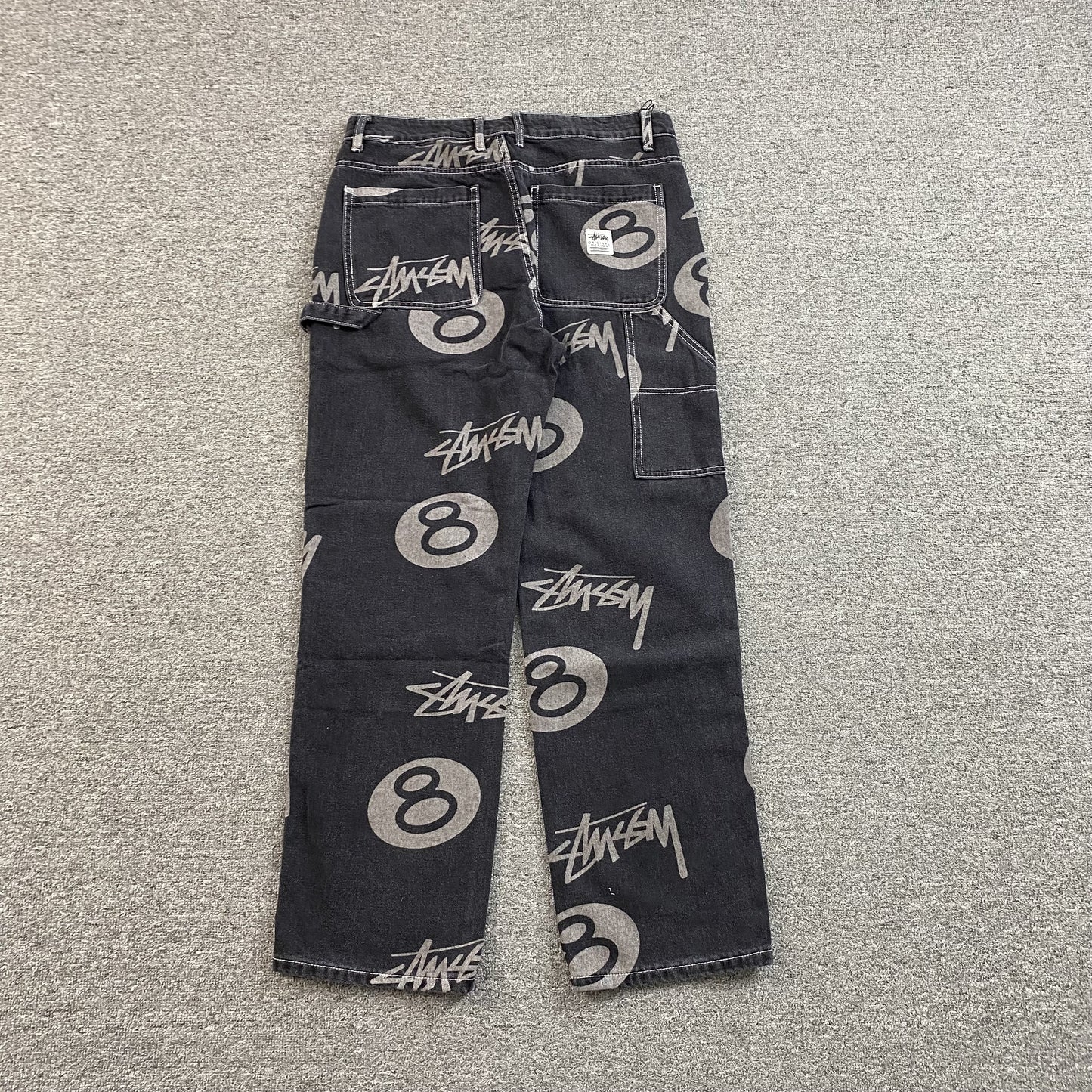 Jean Stussy 8 Ball Negro