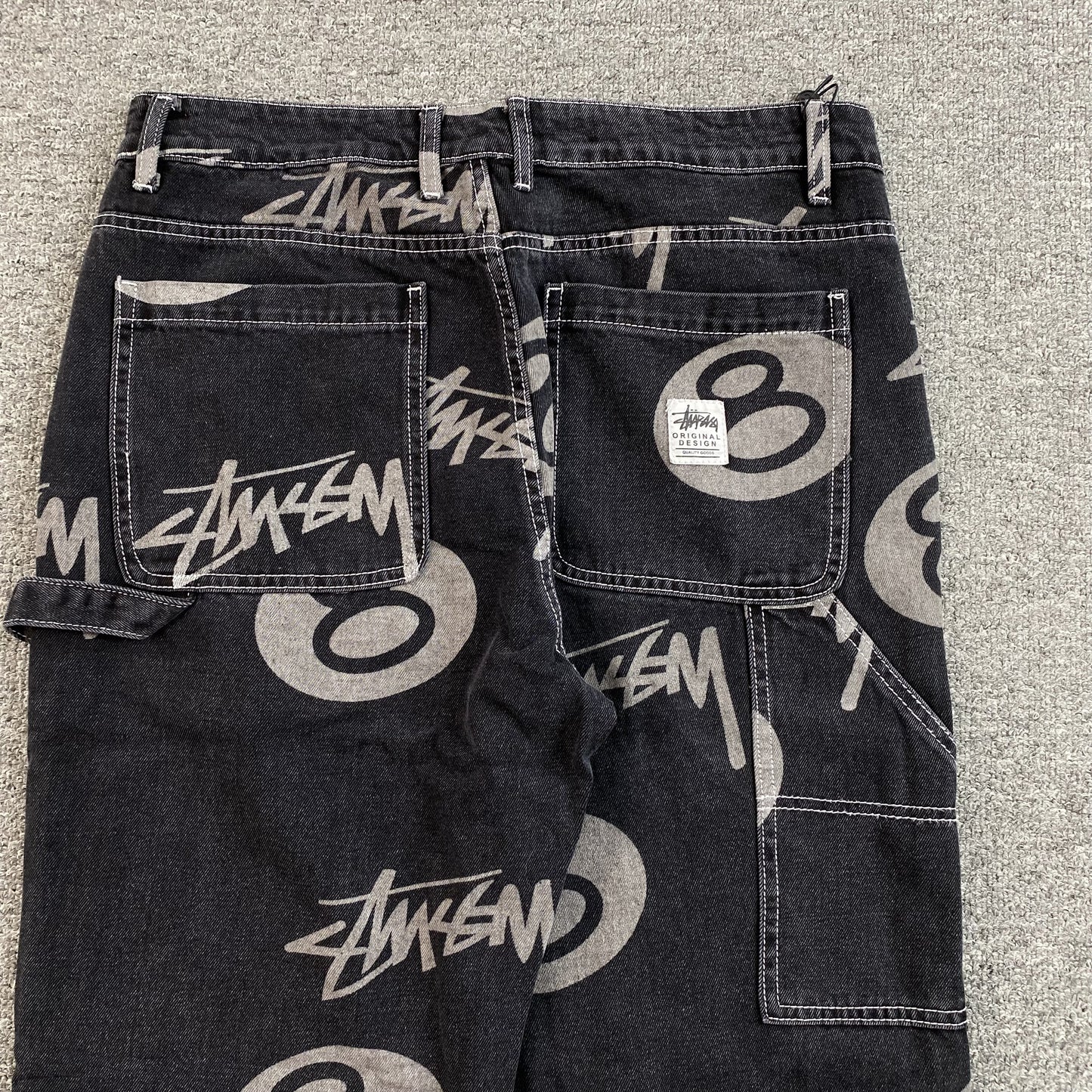 Jean Stussy 8 Ball Negro