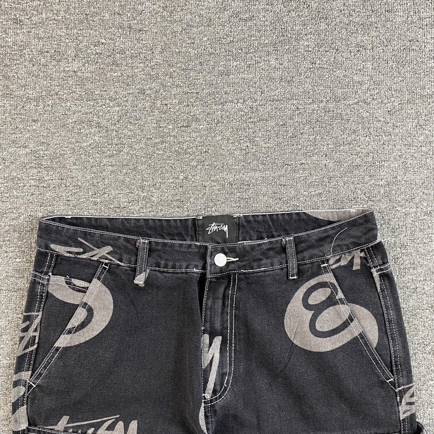 Jean Stussy 8 Ball Negro