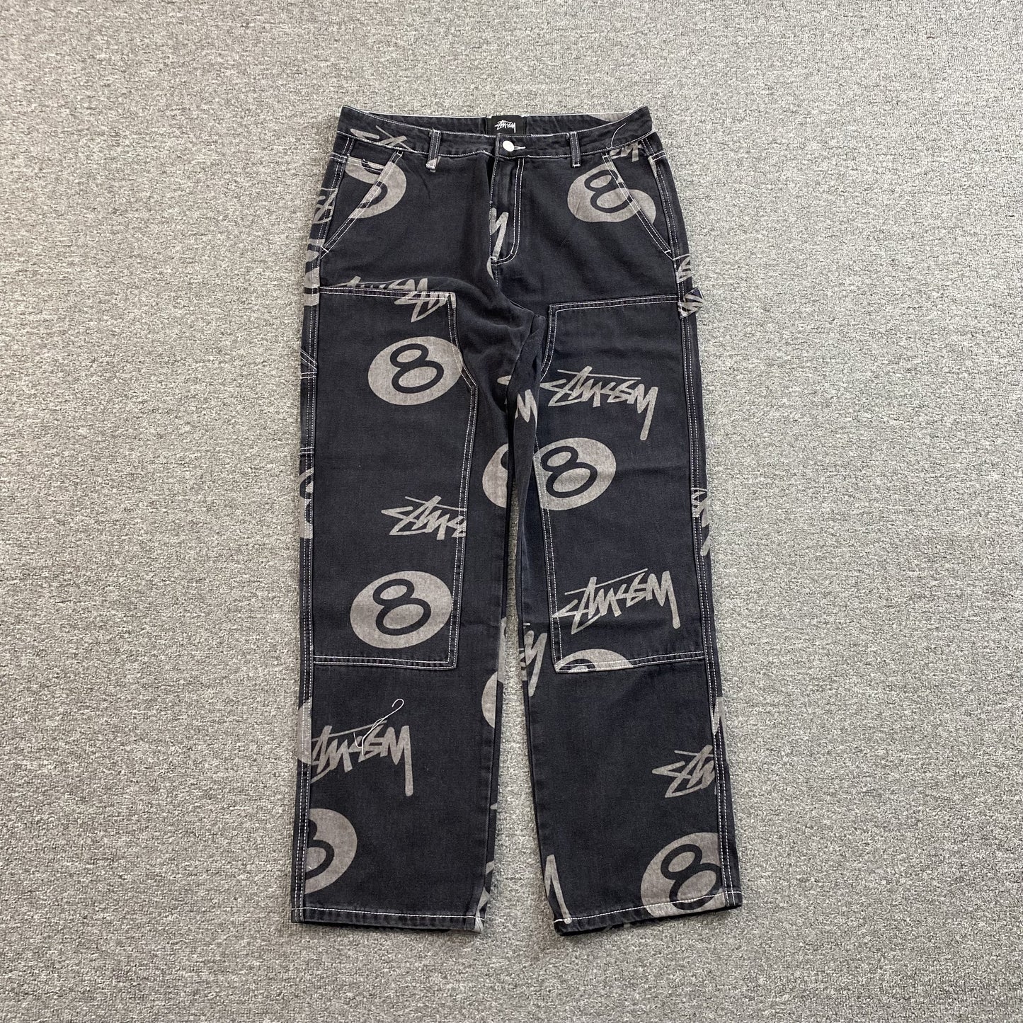Jean Stussy 8 Ball Negro