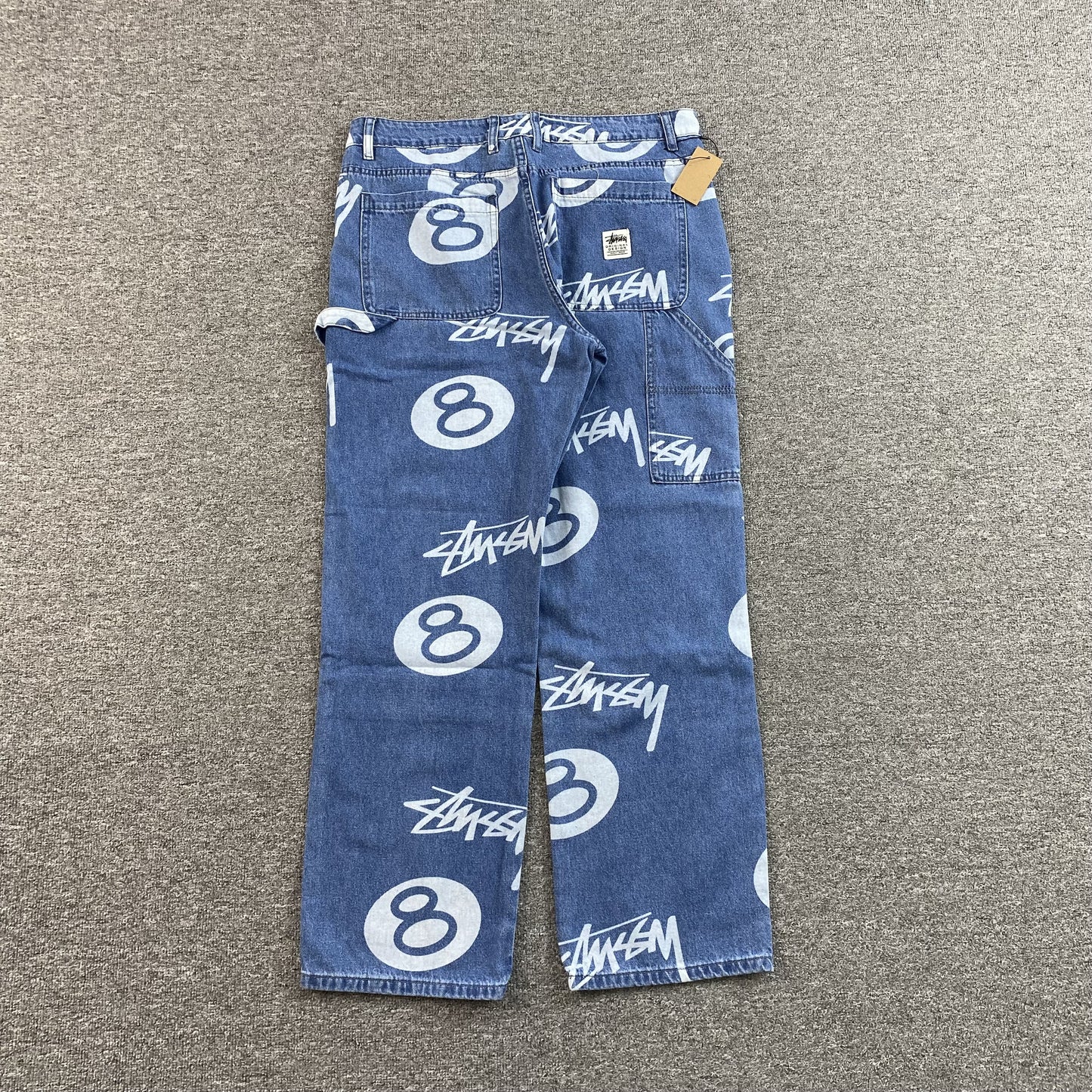 Jean Stussy 8 Ball Azul