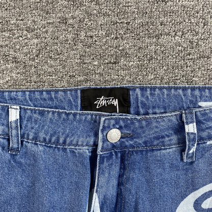 Jean Stussy 8 Ball Azul