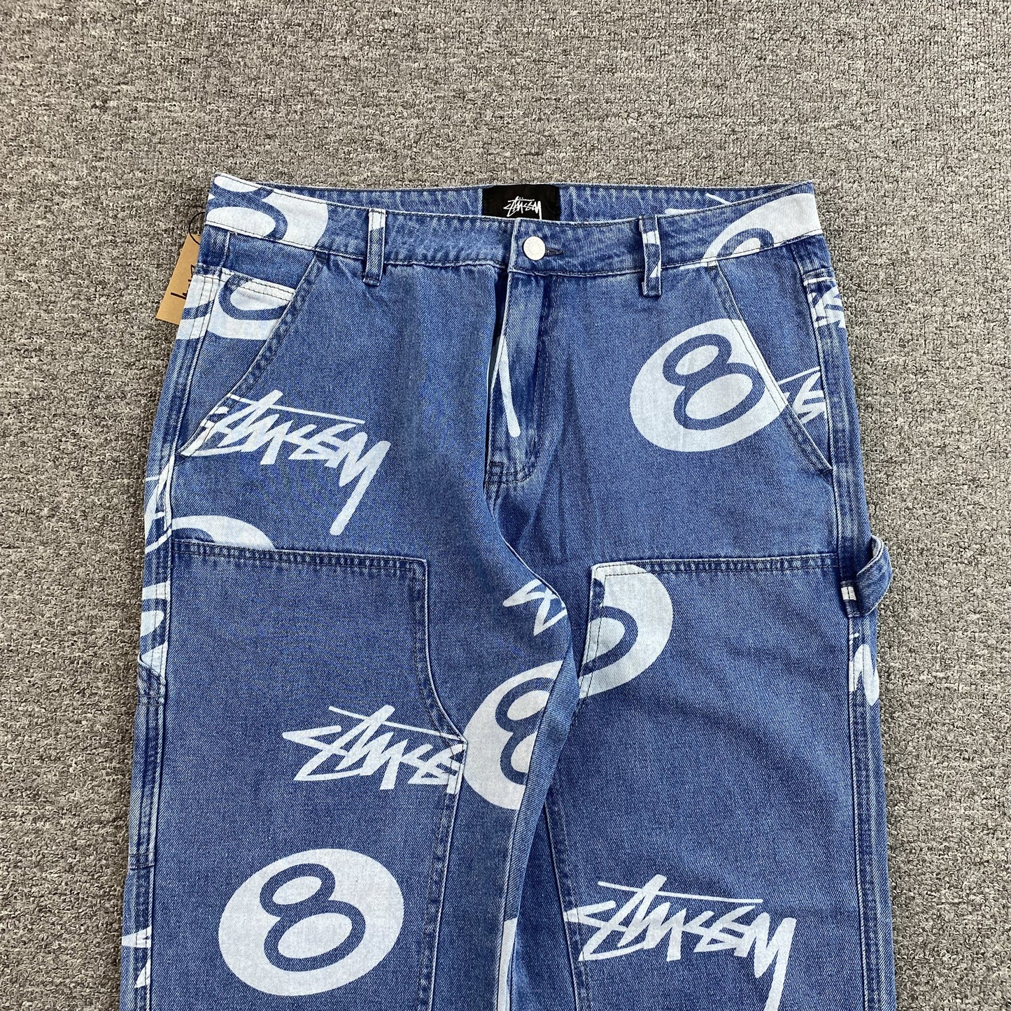 Jean Stussy 8 Ball Azul