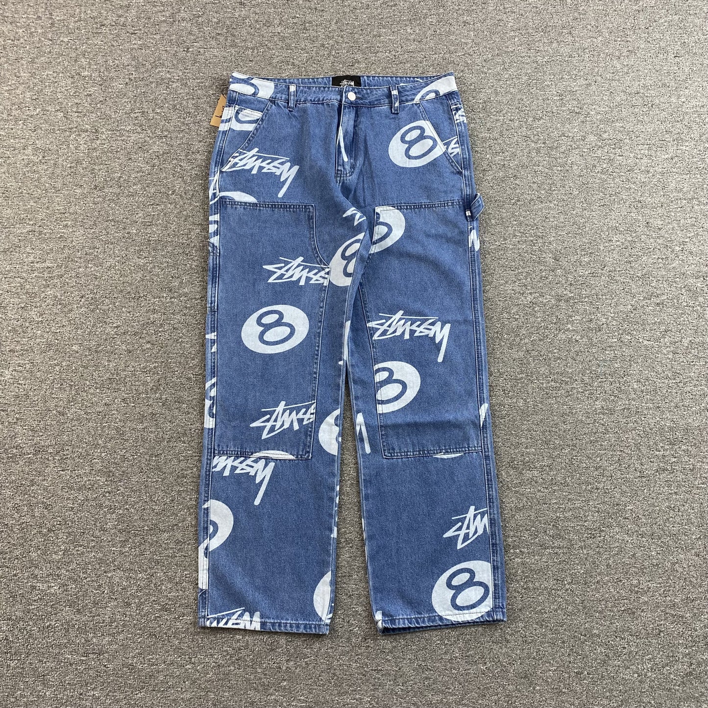 Jean Stussy 8 Ball Azul