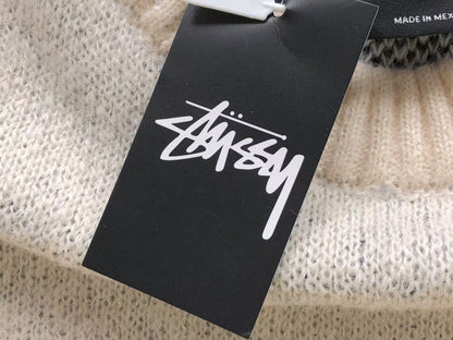 Sweater Stussy 8 Ball Knit Crema