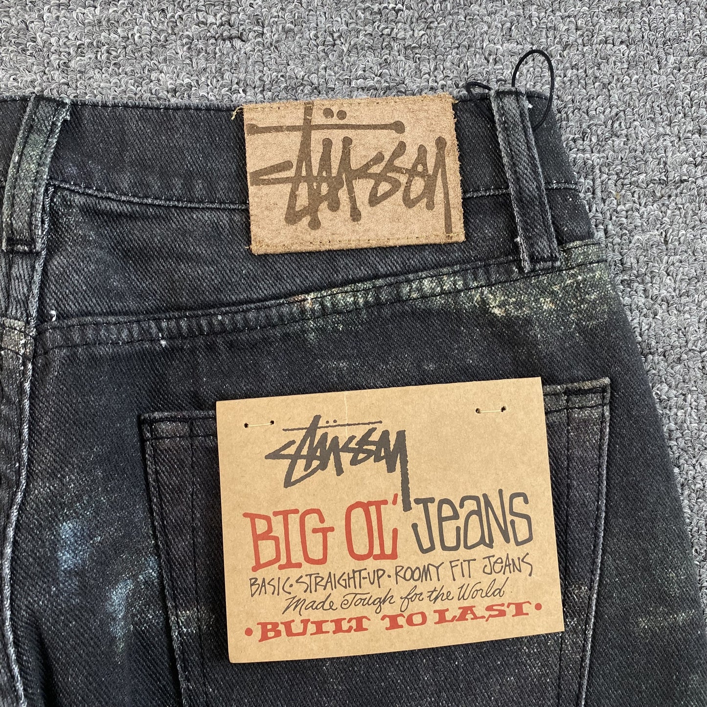 Jean Stussy Big Ol' Stenpat Camo