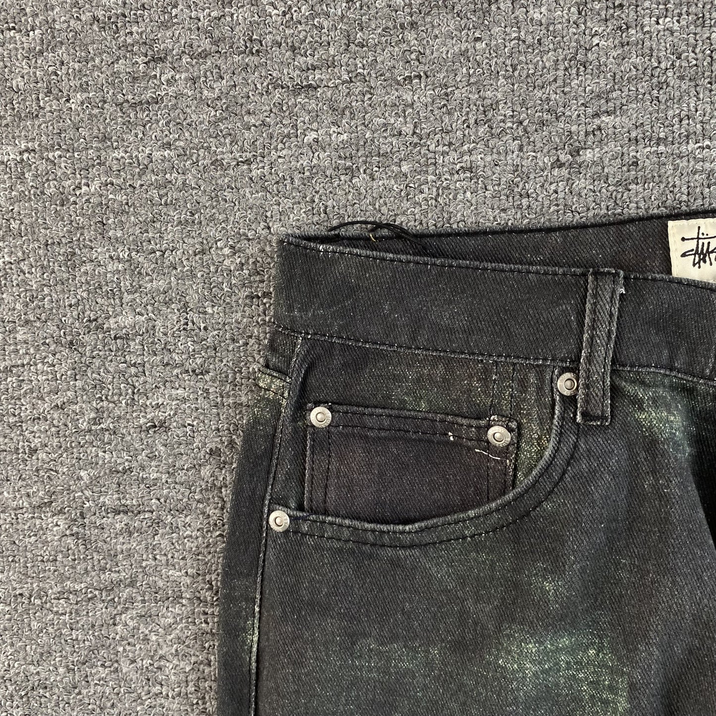 Jean Stussy Big Ol' Stenpat Camo