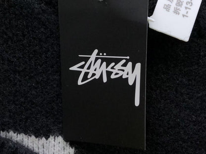 Sweater Stussy Dice Mohair Knit Negro