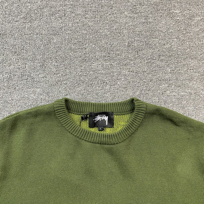 stussy-laguna-icon-sweater-dark-green-6-Drip Store Argentina