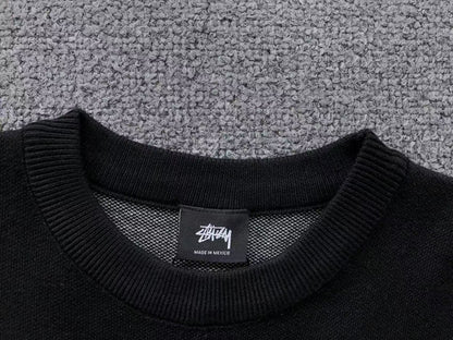 Sweater Stussy Stock Logo Knit Negro