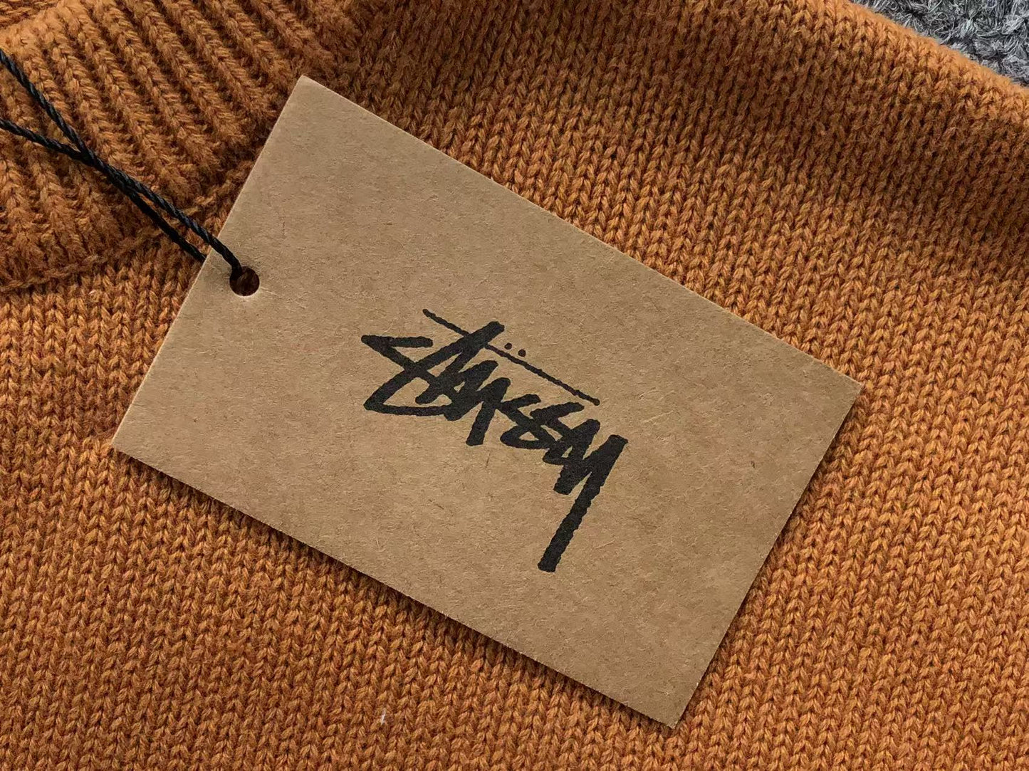 Sweater Stussy Surfman Icon Knit Marrón