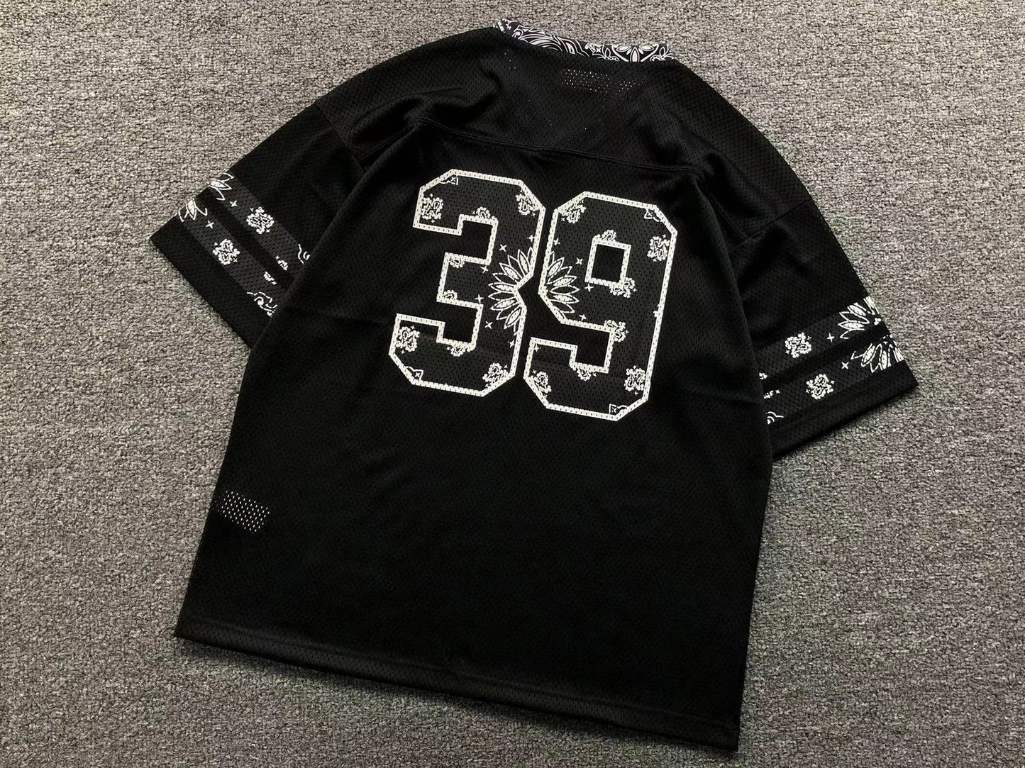 Camiseta Supreme Bandana Jersey Negra