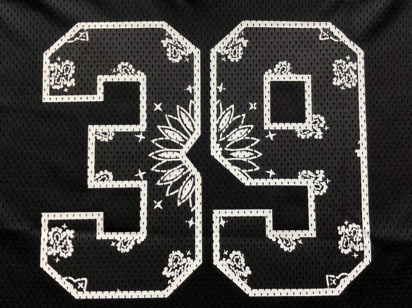 Camiseta Supreme Bandana Jersey Negra