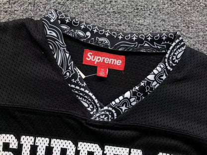 Camiseta Supreme Bandana Jersey Negra