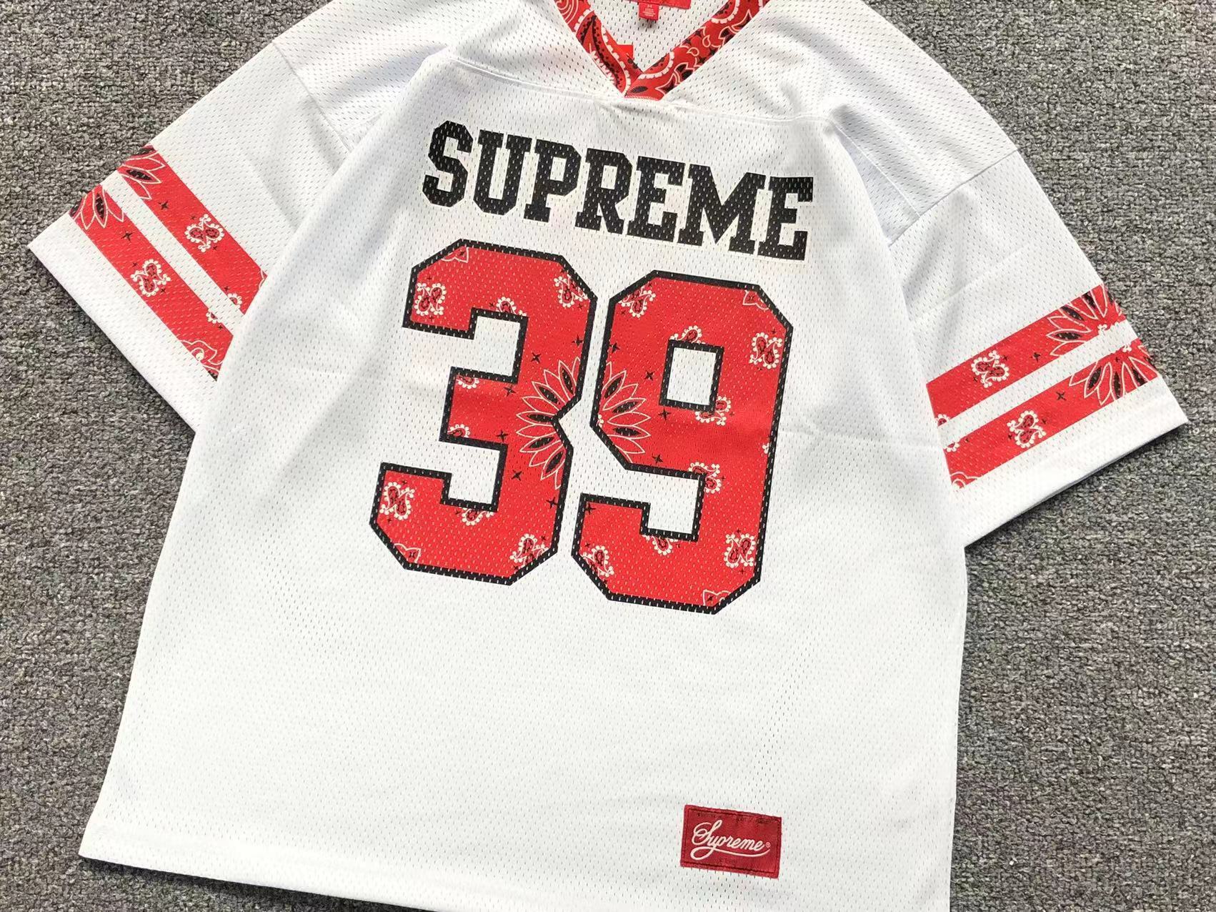 Camiseta Supreme Bandana Jersey Blanca - Drip Store Argentina