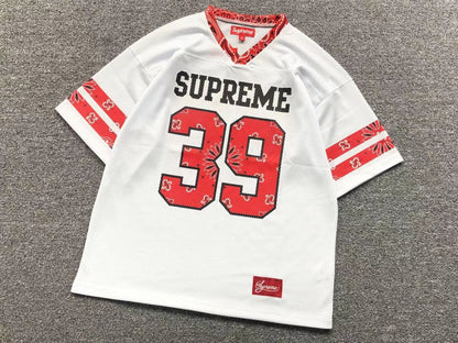 Camiseta Supreme Bandana Jersey Blanca
