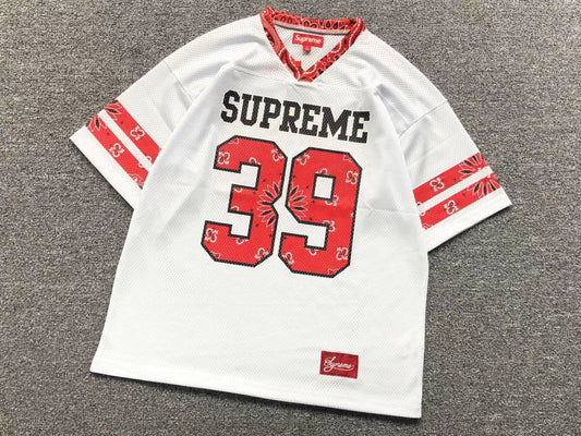 Camiseta Supreme Bandana Jersey Blanca