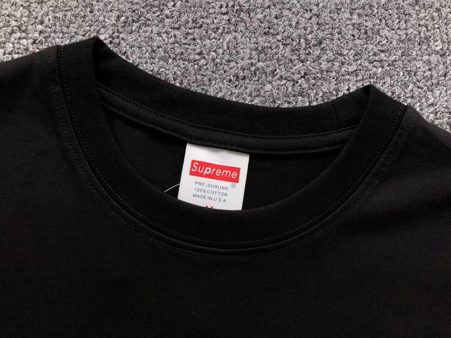 supreme-black-script-tee-black-5-Drip Store Argentina