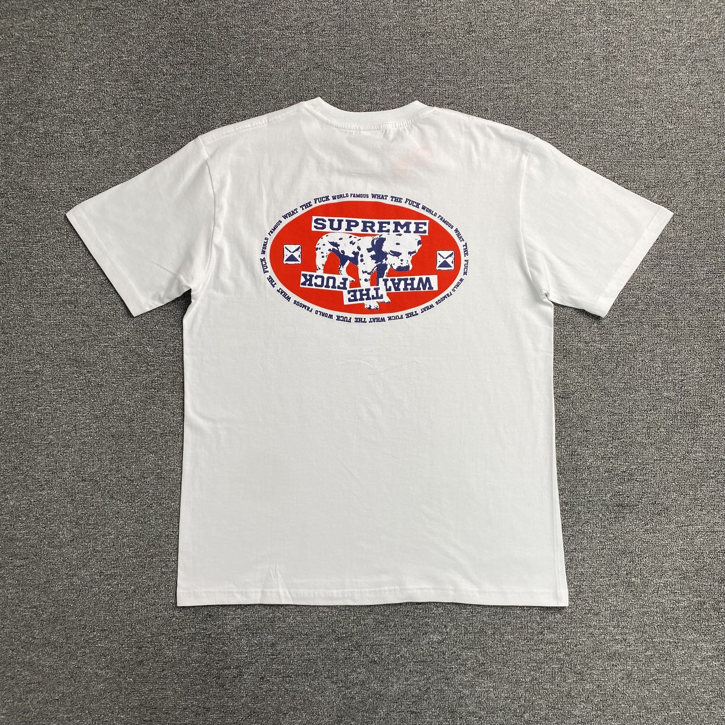 Remera Supreme Dalmatian Blanca