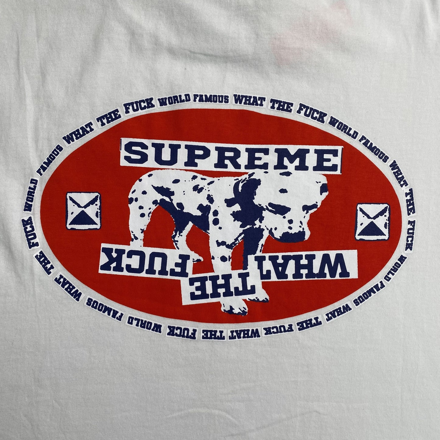 Remera Supreme Dalmatian Blanca