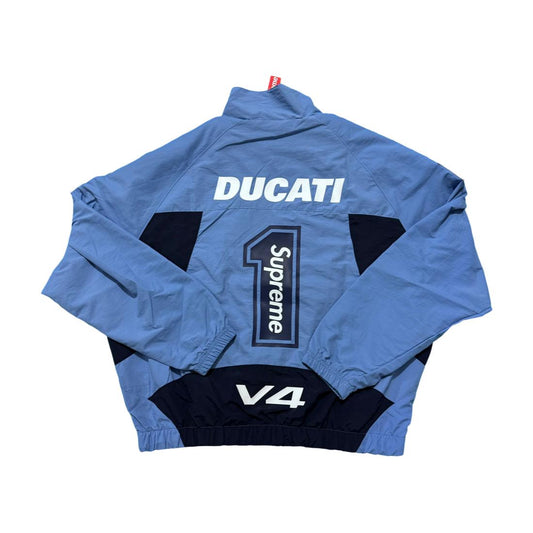 Campera Supreme Ducati Track Celeste