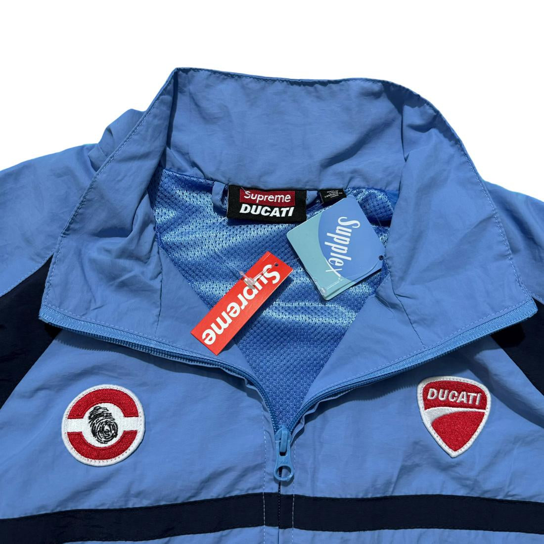 ジャケット・アウター Supreme x Ducati Track Jacket Light Blue Supreme x Ducati Track Jacket (Light Blue) (SS24) – Kick It NZ