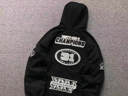Campera Supreme Football Negra