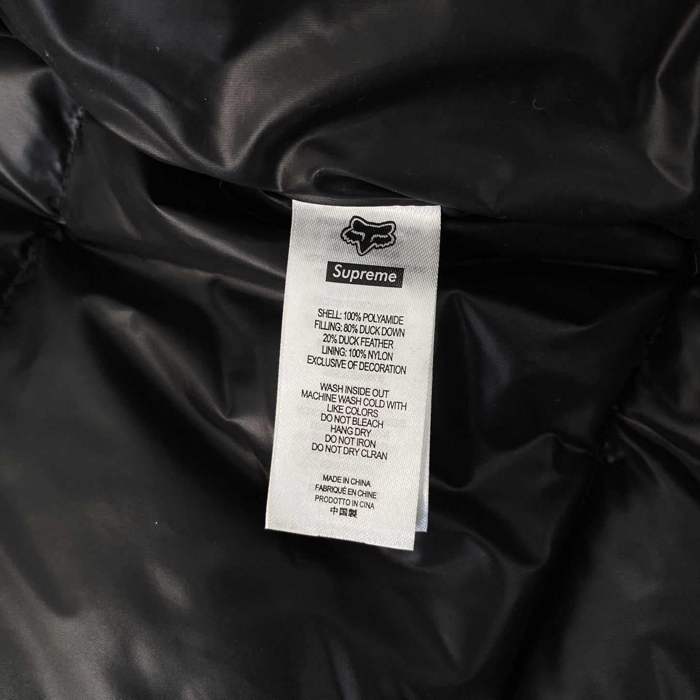 Campera Supreme Fox Racing Shiny Negra