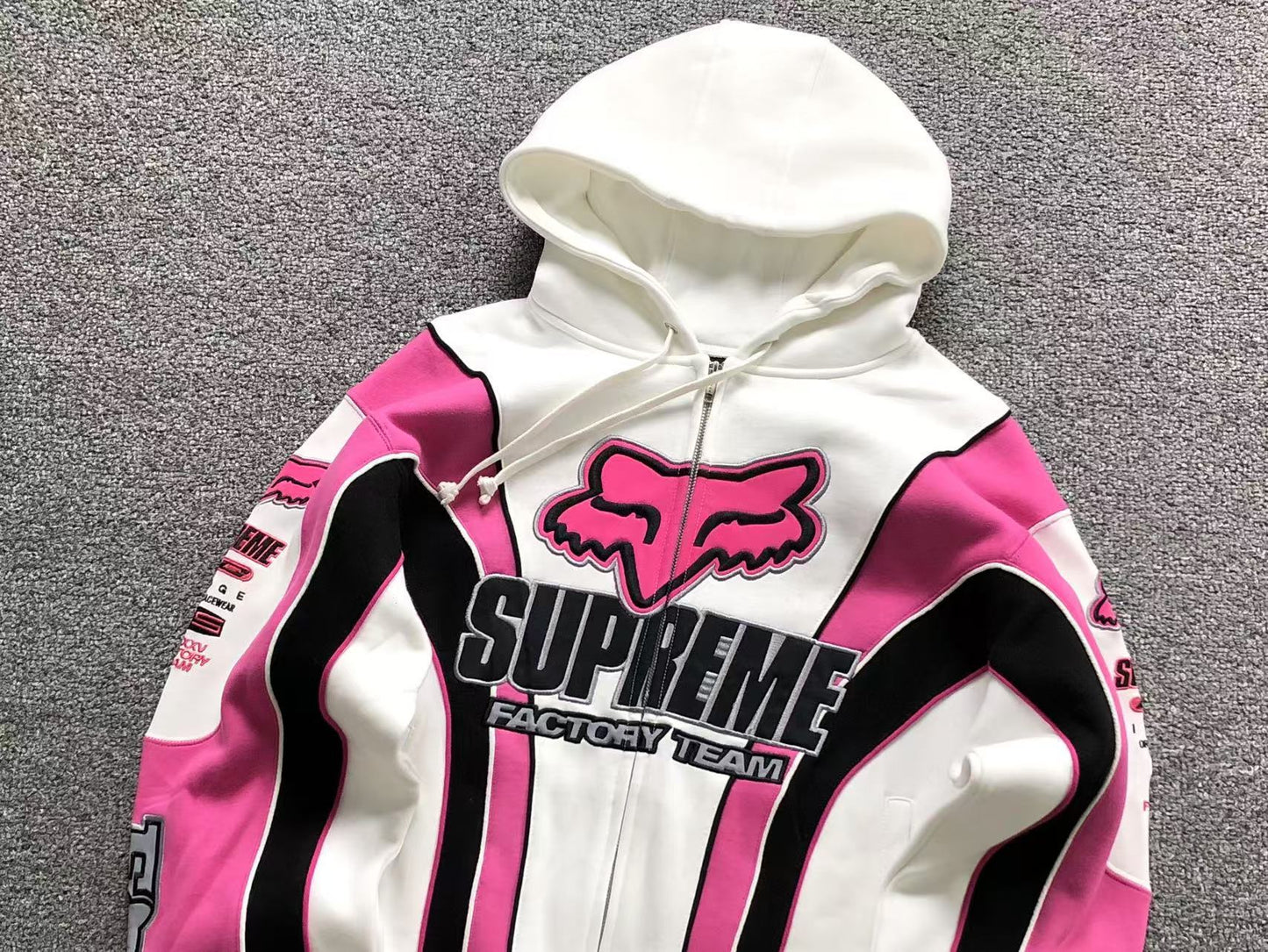Campera Supreme Fox Racing Blanca