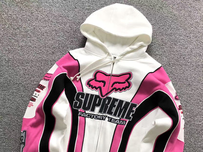 Campera Supreme Fox Racing Blanca