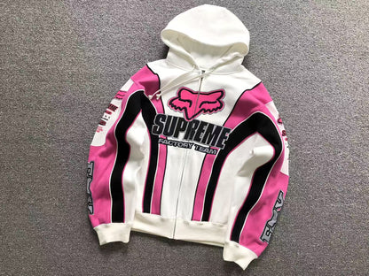 Campera Supreme Fox Racing Blanca