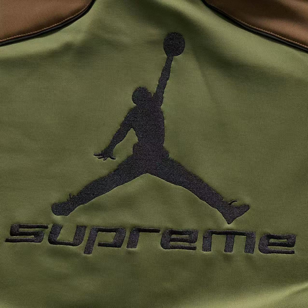 Campera Supreme Jordan Tricot Verde Oliva – Drip Store Argentina