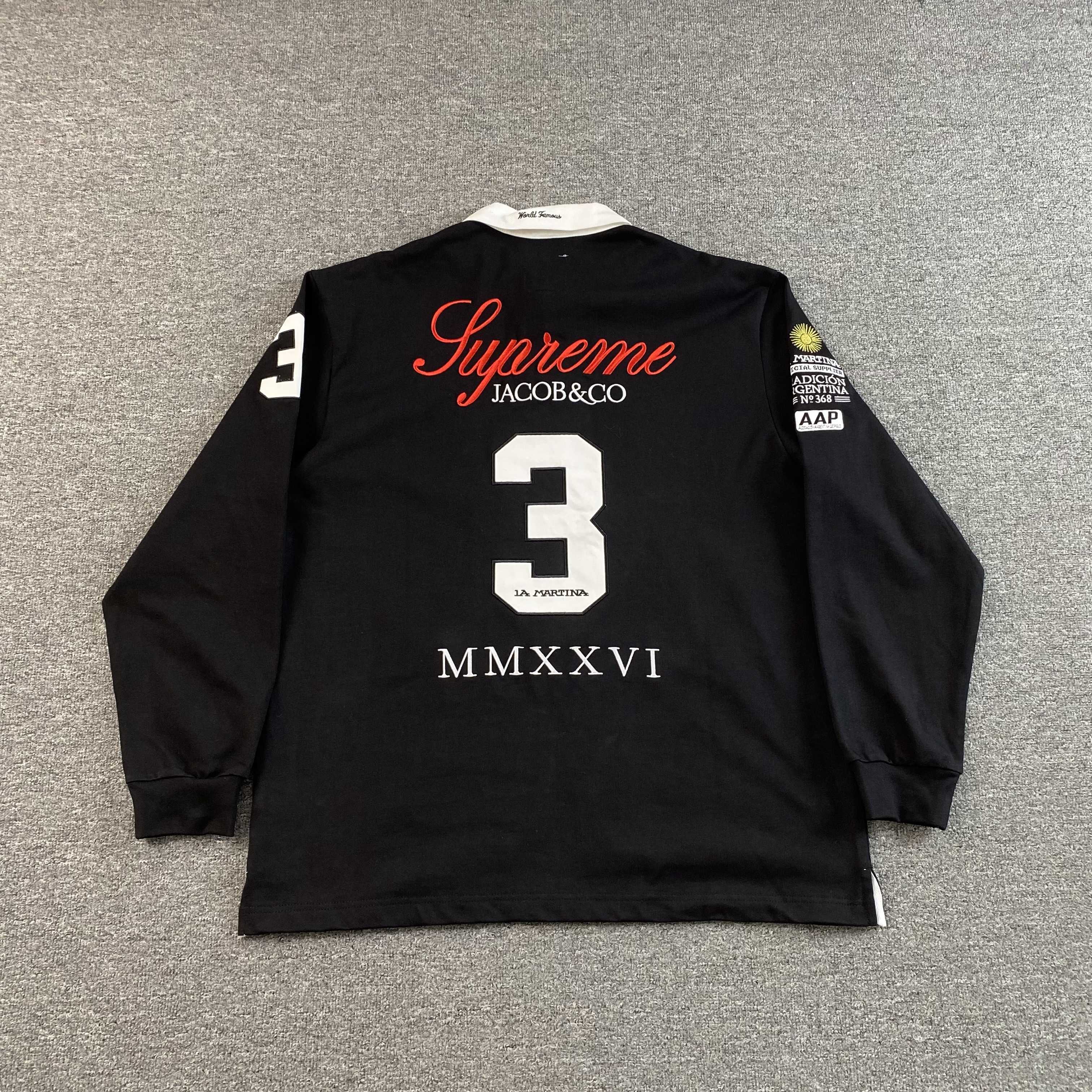Remera Supreme La Martina Rugby Negra – Drip Store Argentina