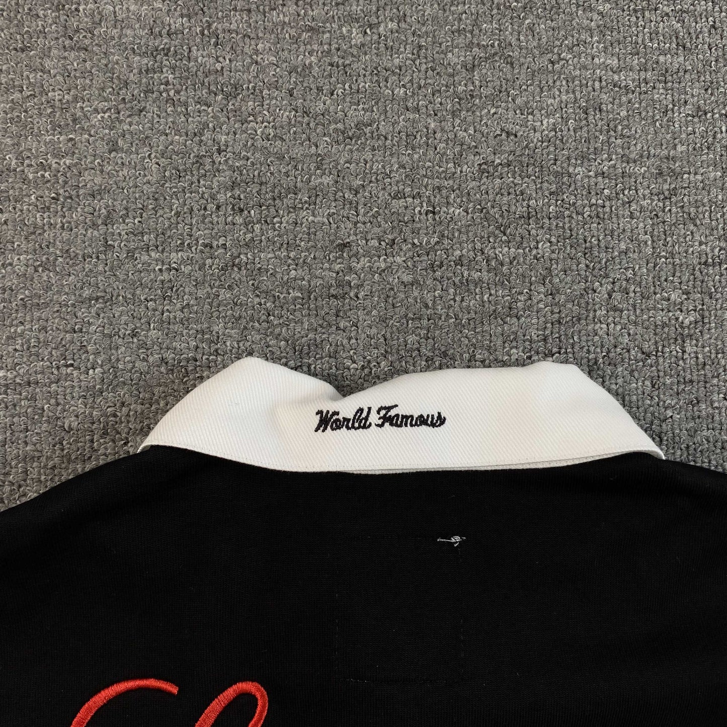 Remera Supreme La Martina Rugby Negra