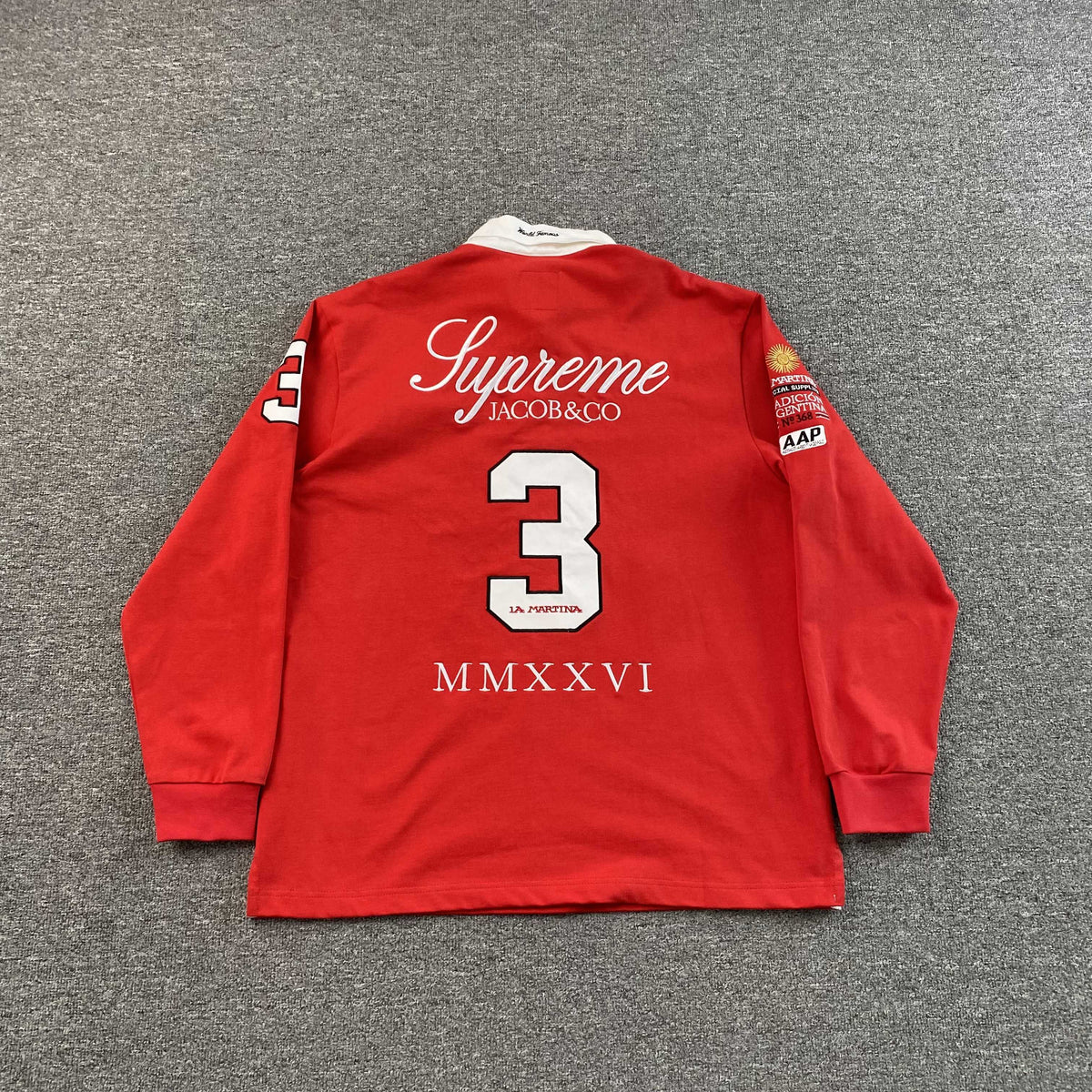 Remera Supreme La Martina Rugby Roja