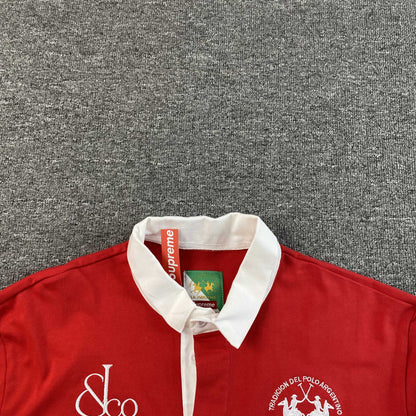 Remera Supreme La Martina Rugby Roja