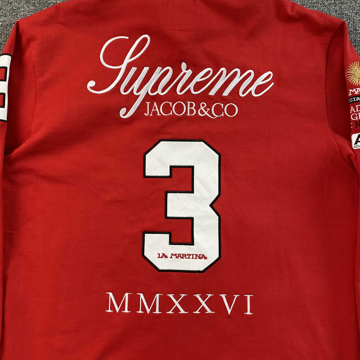 Remera Supreme La Martina Rugby Roja
