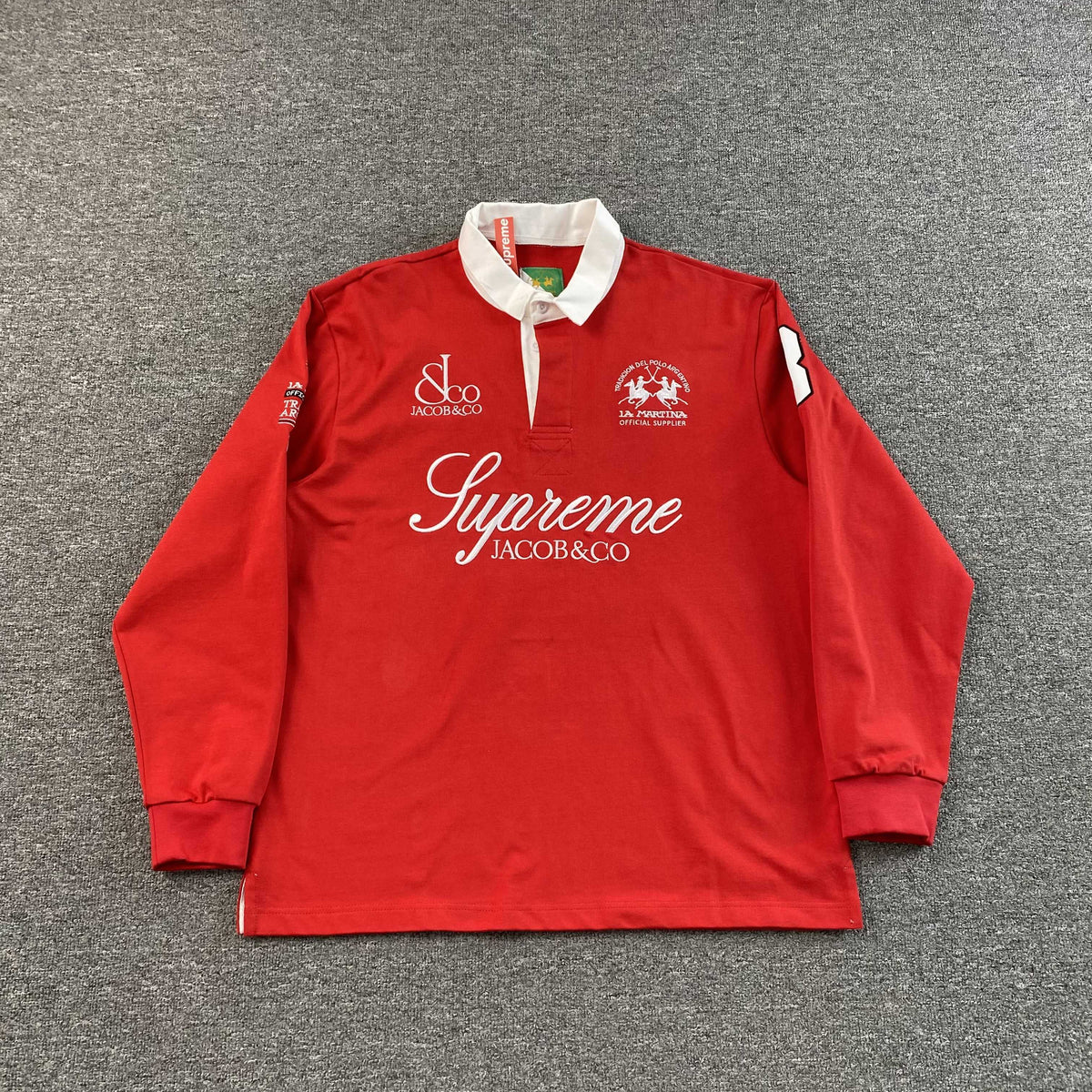 Remera Supreme La Martina Rugby Roja