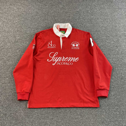Remera Supreme La Martina Rugby Roja