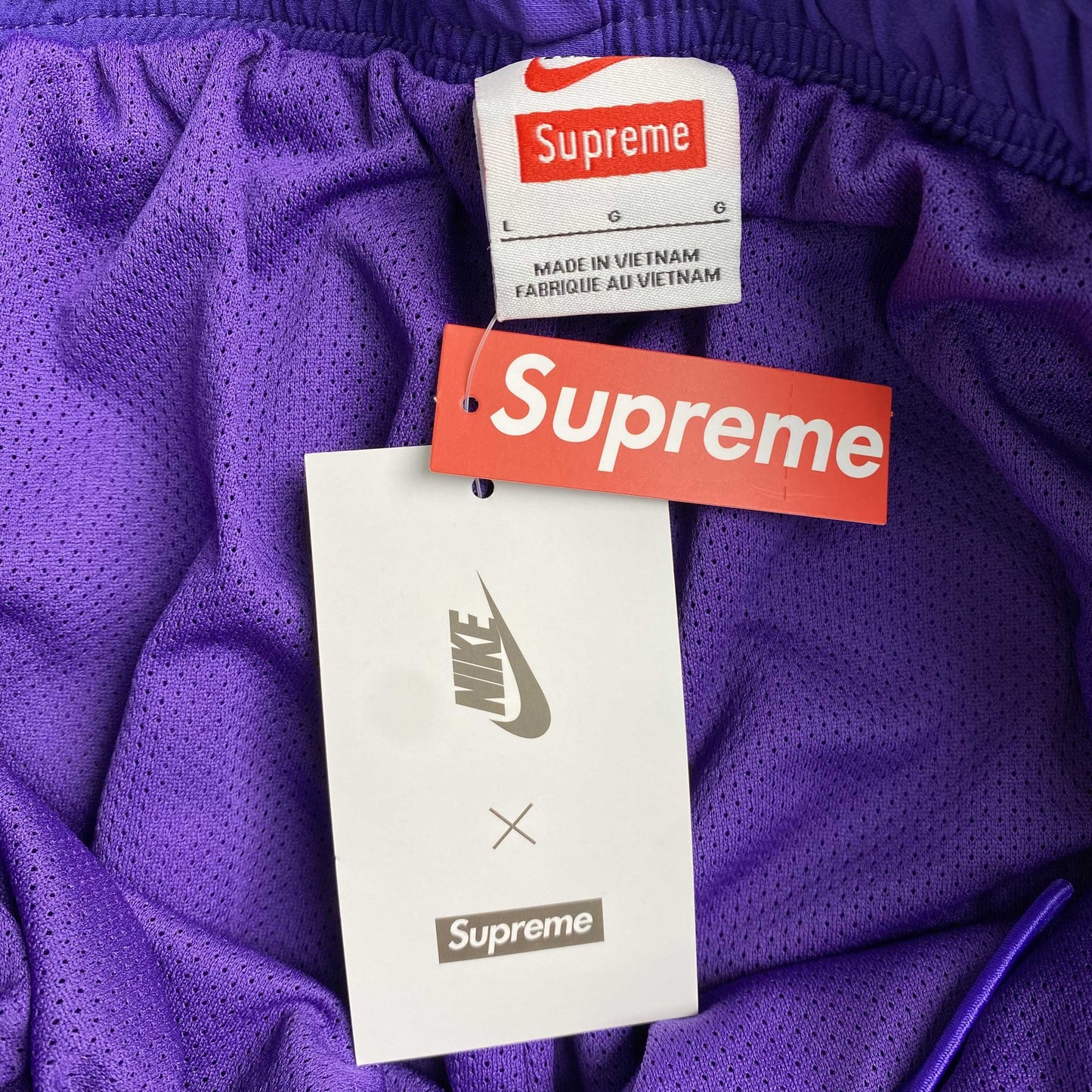 Pantalón Supreme Nike Violeta