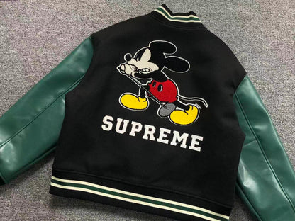 Campera Supreme Number (N)ine Mickey Negra