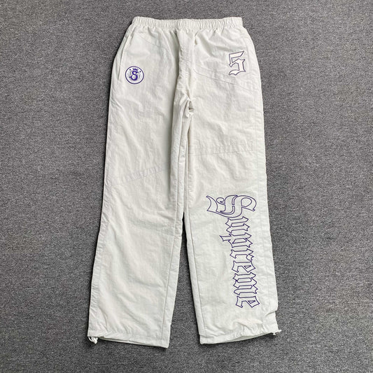 Pantalón Supreme Old English Blanco