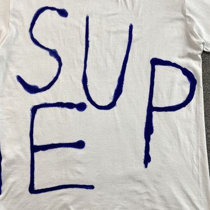Remera Supreme Painted Blanca
