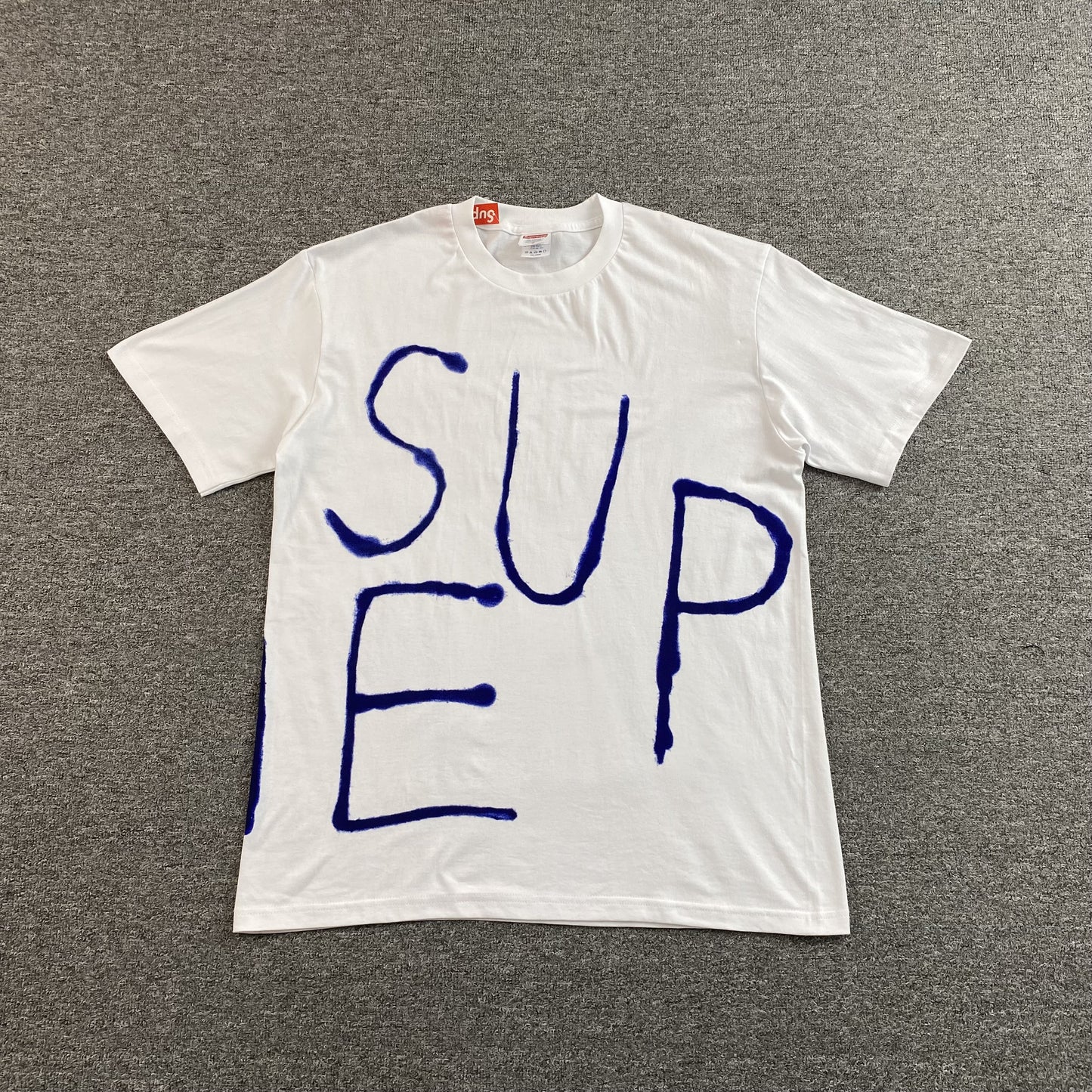 Remera Supreme Painted Blanca